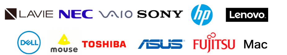 LAVIE NEC,VAIO SONY,hp,Lenovo,DELL,mouse,TOSHIBA,ASUS,FUJITSU,Mac